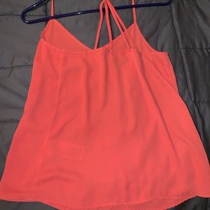Salmon pink tank top